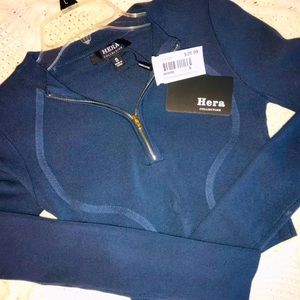 Hera Collection Cropped Long Sleeve Shirt